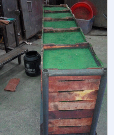 高溫反應(yīng)后的三氧化二鉻粉末